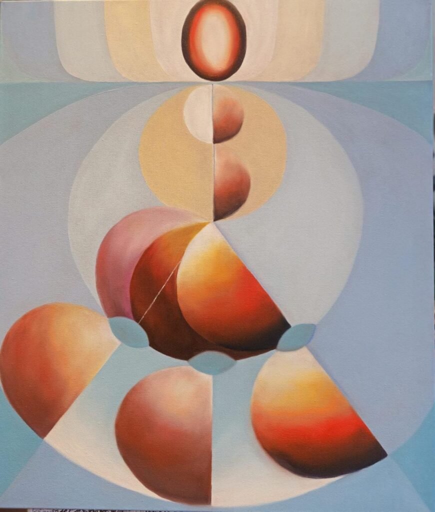 farzinallana painting Balanced ascent