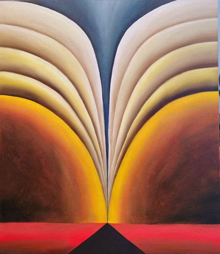 farzinallana painting Radiant Ascension