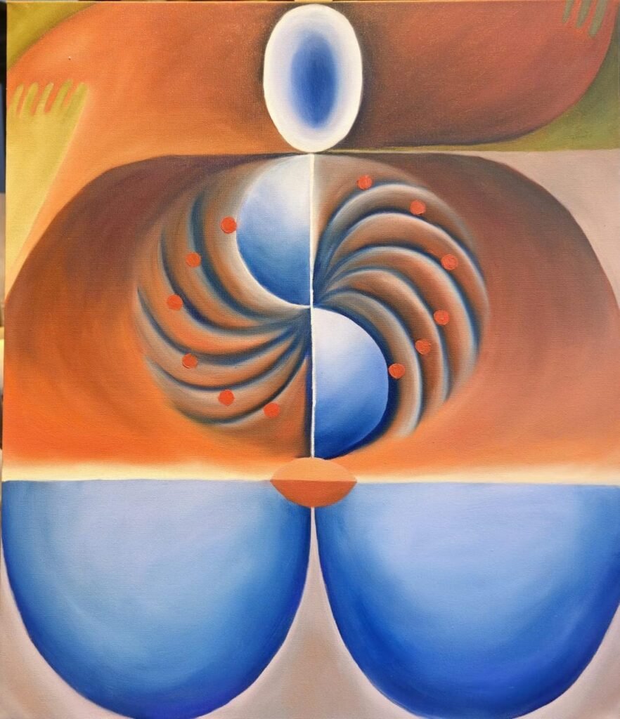 farzinallana painting Spiral Balance